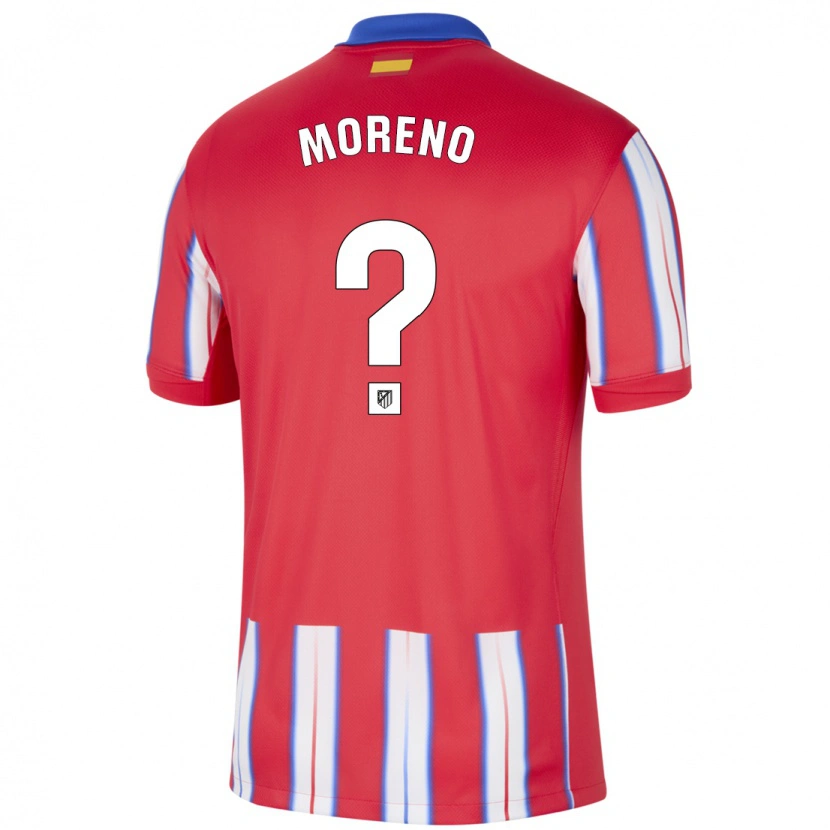 Danxen Kid Álvaro Moreno #0 Red White Blue Home Jersey 2024/25 T-Shirt