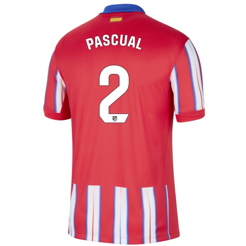 Danxen Kid Martín Pascual #2 Red White Blue Home Jersey 2024/25 T-Shirt