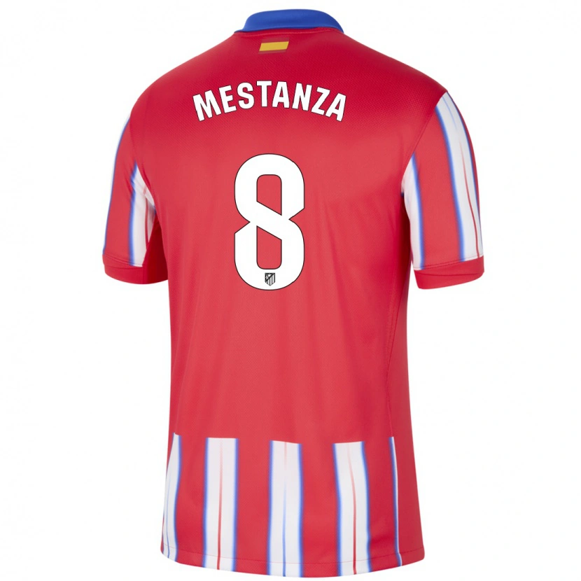 Danxen Kid Alejandro Mestanza #8 Red White Blue Home Jersey 2024/25 T-Shirt