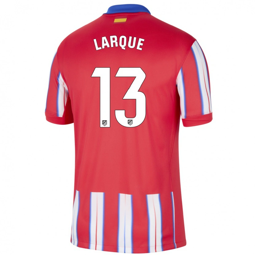 Danxen Kid Patricia Larqué #13 Red White Blue Home Jersey 2024/25 T-Shirt