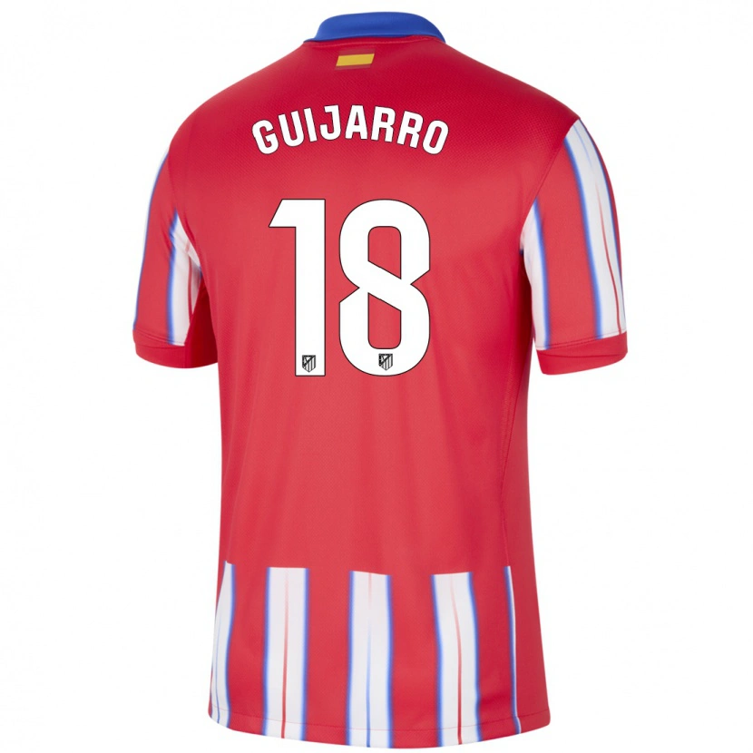 Danxen Kid Sheila Guijarro #18 Red White Blue Home Jersey 2024/25 T-Shirt