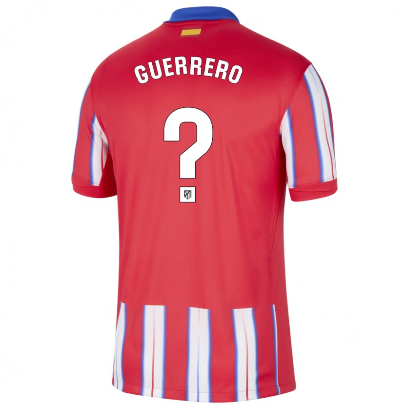 Danxen Kid Sergio Guerrero #0 Red White Blue Home Jersey 2024/25 T-Shirt