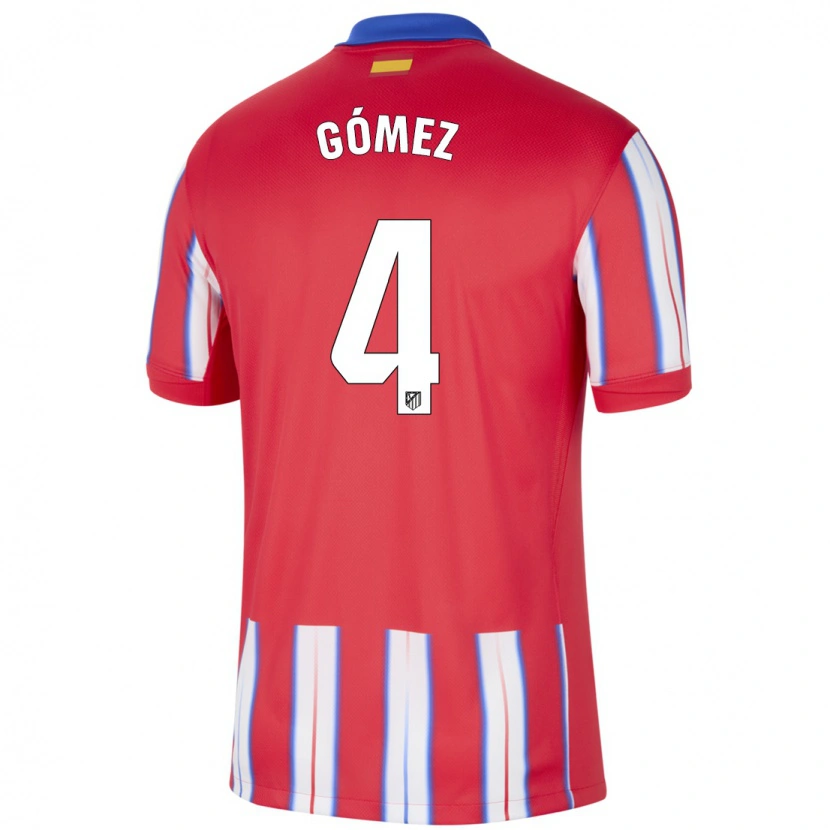 Danxen Kid Mariano Gómez #4 Red White Blue Home Jersey 2024/25 T-Shirt