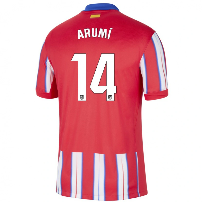 Danxen Kid Joel Arumí #14 Red White Blue Home Jersey 2024/25 T-Shirt