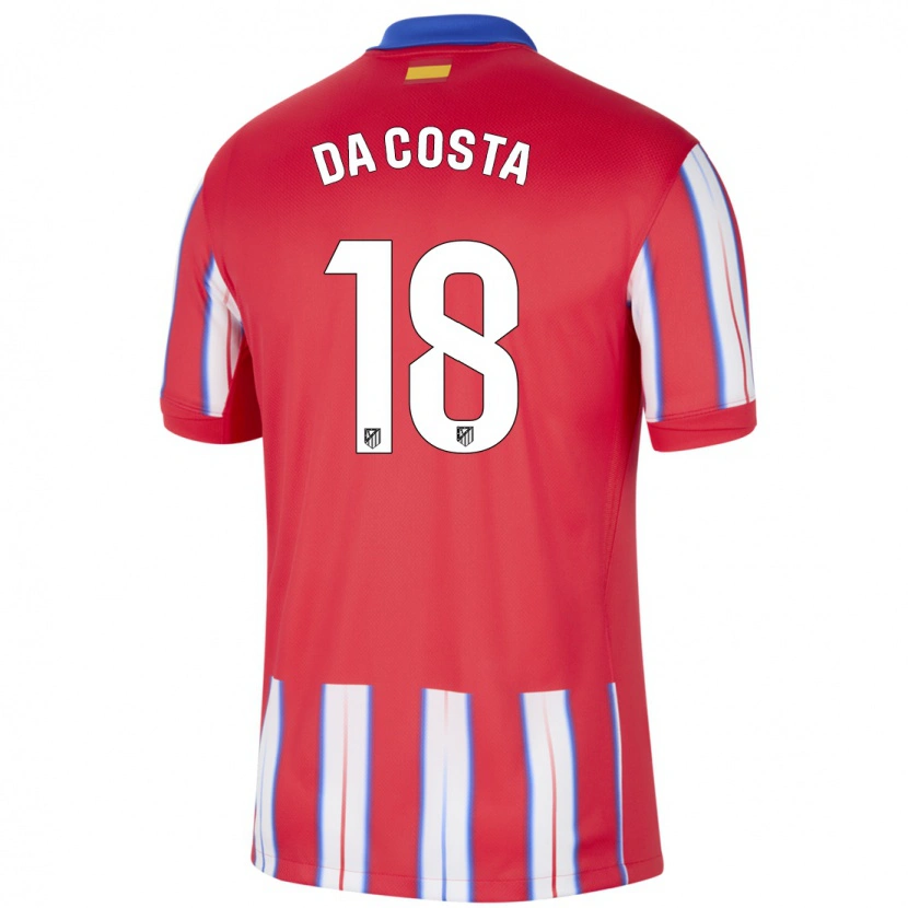 Danxen Kid Mario Da Costa #18 Red White Blue Home Jersey 2024/25 T-Shirt