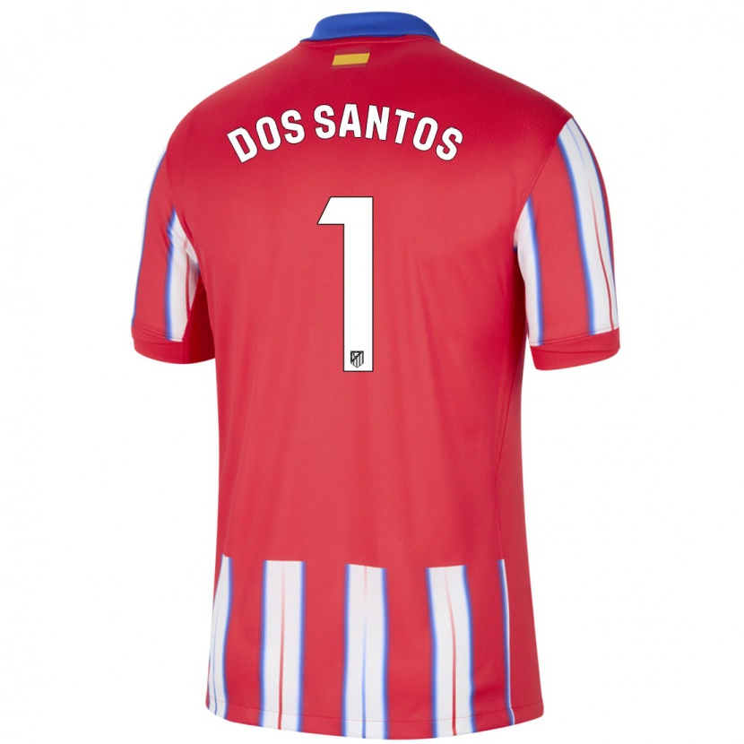 Danxen Kid Alex Dos Santos #1 Red White Blue Home Jersey 2024/25 T-Shirt