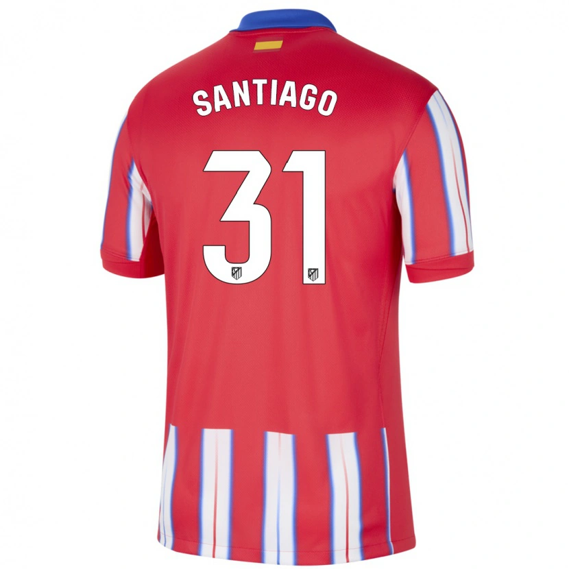 Danxen Kid Abraham Santiago #31 Red White Blue Home Jersey 2024/25 T-Shirt