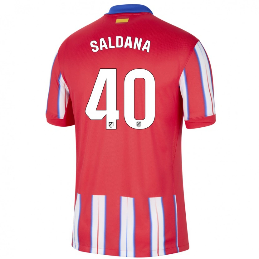 Danxen Kid Jose Saldana #40 Red White Blue Home Jersey 2024/25 T-Shirt