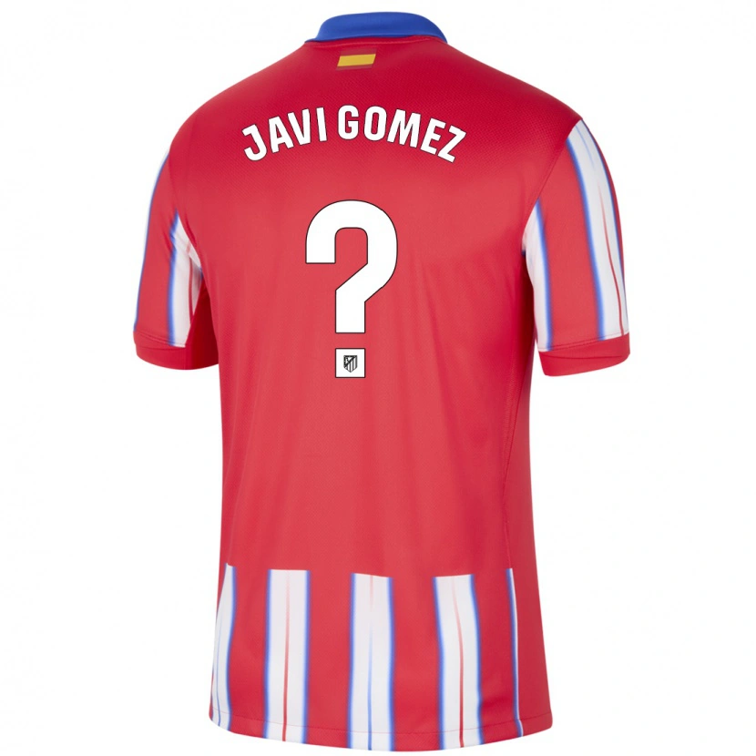 Danxen Kid Javi Gomez #0 Red White Blue Home Jersey 2024/25 T-Shirt