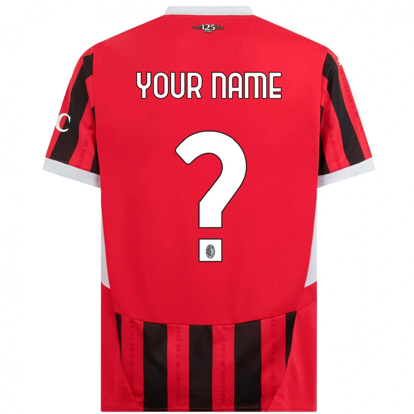 Danxen Kid Your Name #0 Red Black Home Jersey 2024/25 T-Shirt