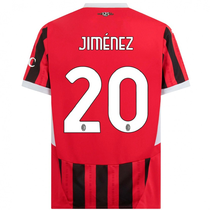 Danxen Kid Álex Jiménez #20 Red Black Home Jersey 2024/25 T-Shirt