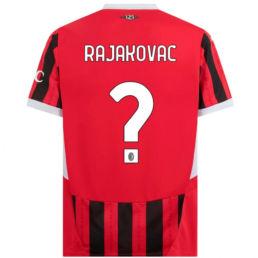 Danxen Kid Mihajlo Rajakovac #0 Red Black Home Jersey 2024/25 T-Shirt