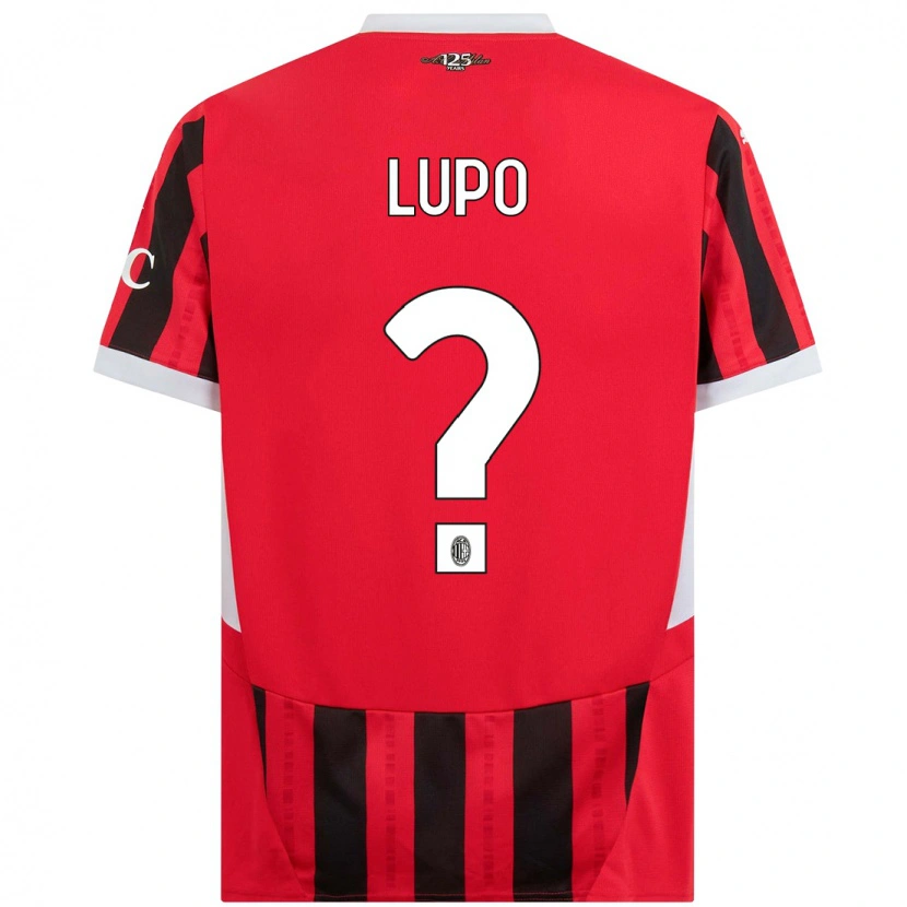 Danxen Kid Simone Lupo #0 Red Black Home Jersey 2024/25 T-Shirt