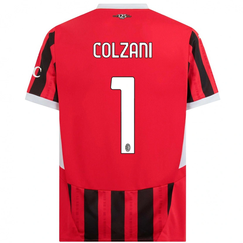 Danxen Kid Edoardo Colzani #1 Red Black Home Jersey 2024/25 T-Shirt