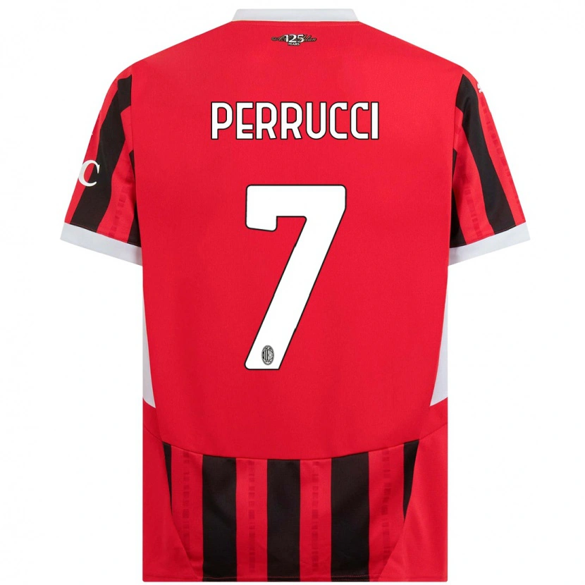 Danxen Kid Vincenzo Perrucci #7 Red Black Home Jersey 2024/25 T-Shirt