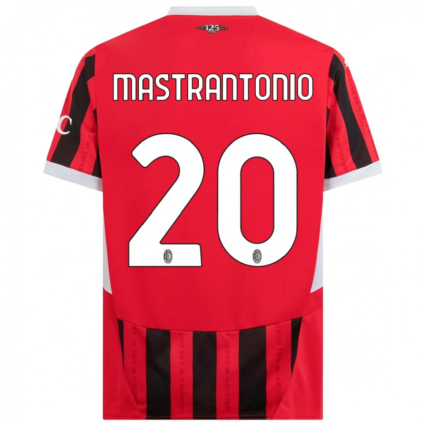 Danxen Kid Davide Mastrantonio #20 Red Black Home Jersey 2024/25 T-Shirt