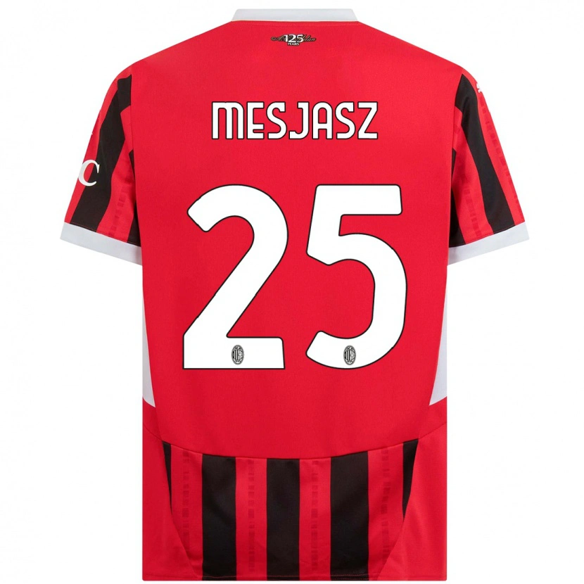 Danxen Kid Małgorzata Mesjasz #25 Red Black Home Jersey 2024/25 T-Shirt