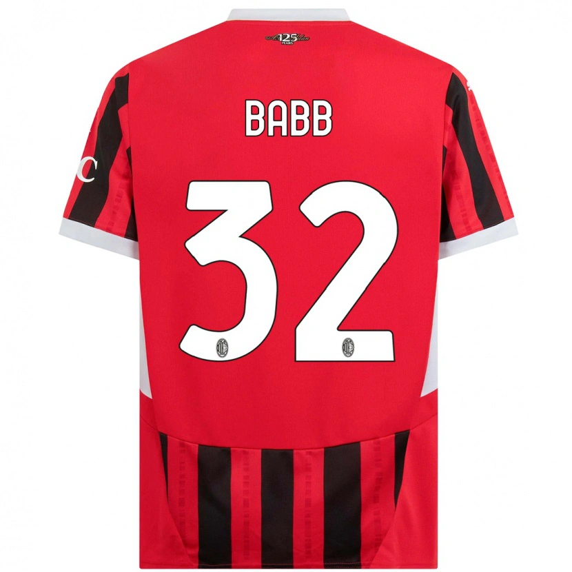 Danxen Kid Selena Babb #32 Red Black Home Jersey 2024/25 T-Shirt