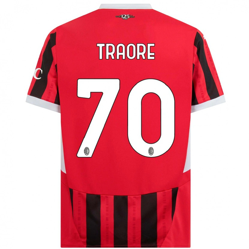 Danxen Kid Chaka Traorè #70 Red Black Home Jersey 2024/25 T-Shirt