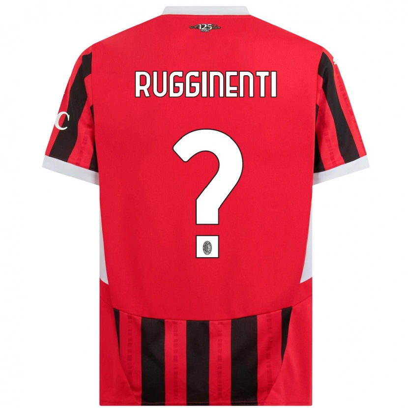 Danxen Kid Omar Rugginenti #0 Red Black Home Jersey 2024/25 T-Shirt