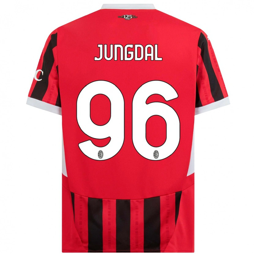 Danxen Kid Andreas Jungdal #96 Red Black Home Jersey 2024/25 T-Shirt