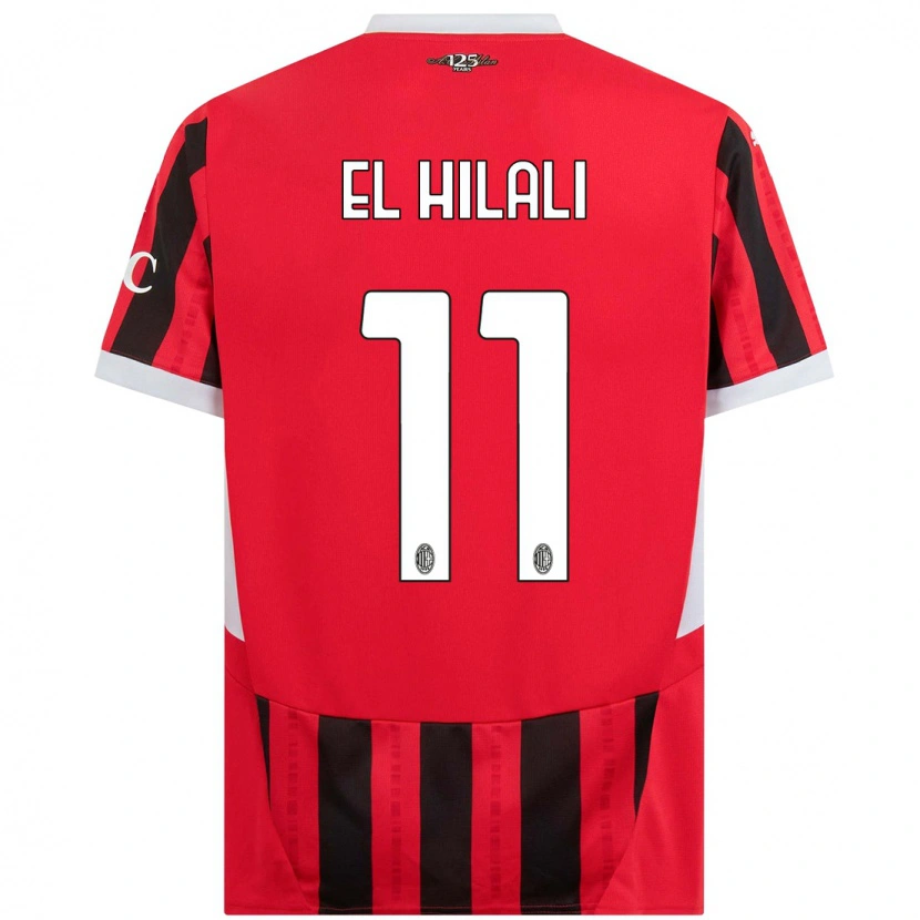 Danxen Kid Youns El Hilali #11 Red Black Home Jersey 2024/25 T-Shirt