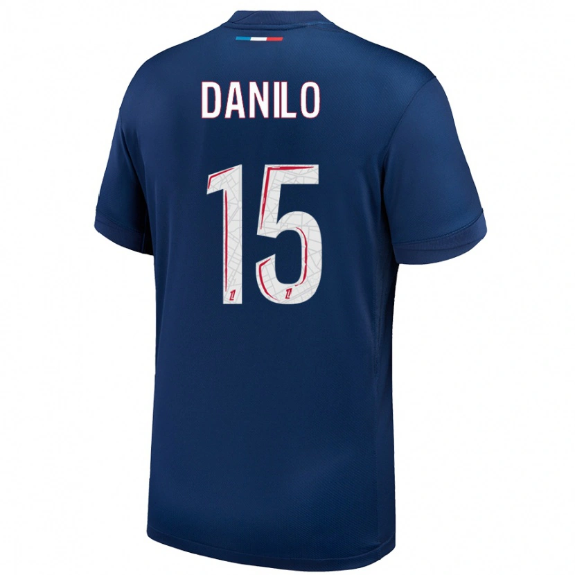 Danxen Kid Danilo Pereira #15 Navy Blue White Home Jersey 2024/25 T-Shirt