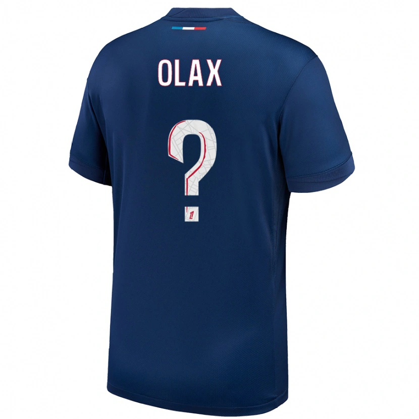 Danxen Kid Djamy Olax #0 Navy Blue White Home Jersey 2024/25 T-Shirt