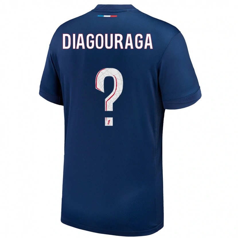 Danxen Kid Toumani Diagouraga #0 Navy Blue White Home Jersey 2024/25 T-Shirt