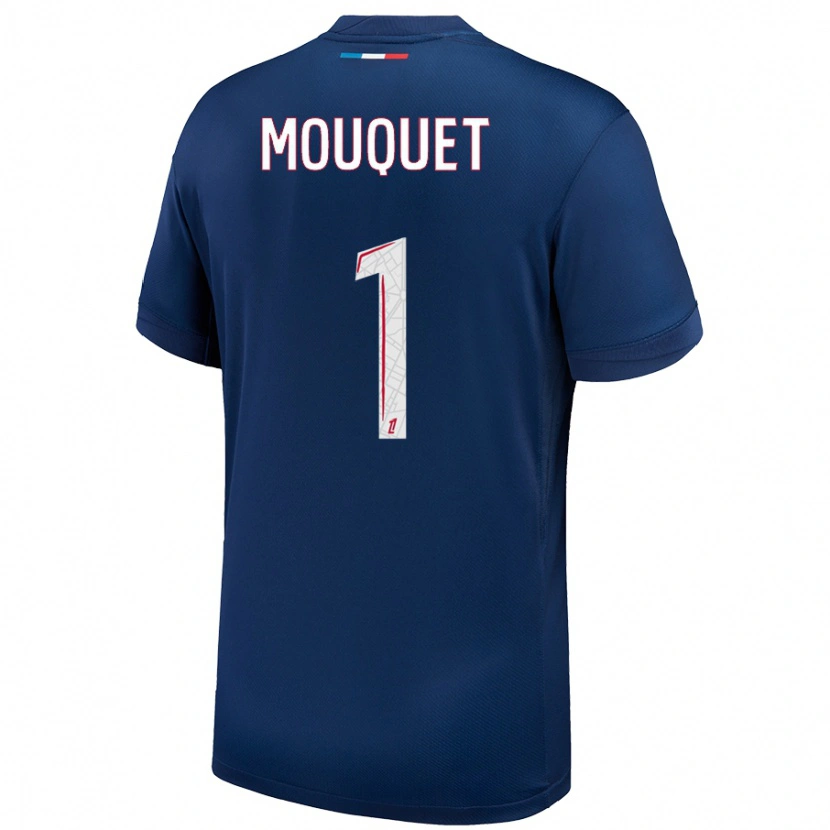 Danxen Kid Louis Mouquet #1 Navy Blue White Home Jersey 2024/25 T-Shirt