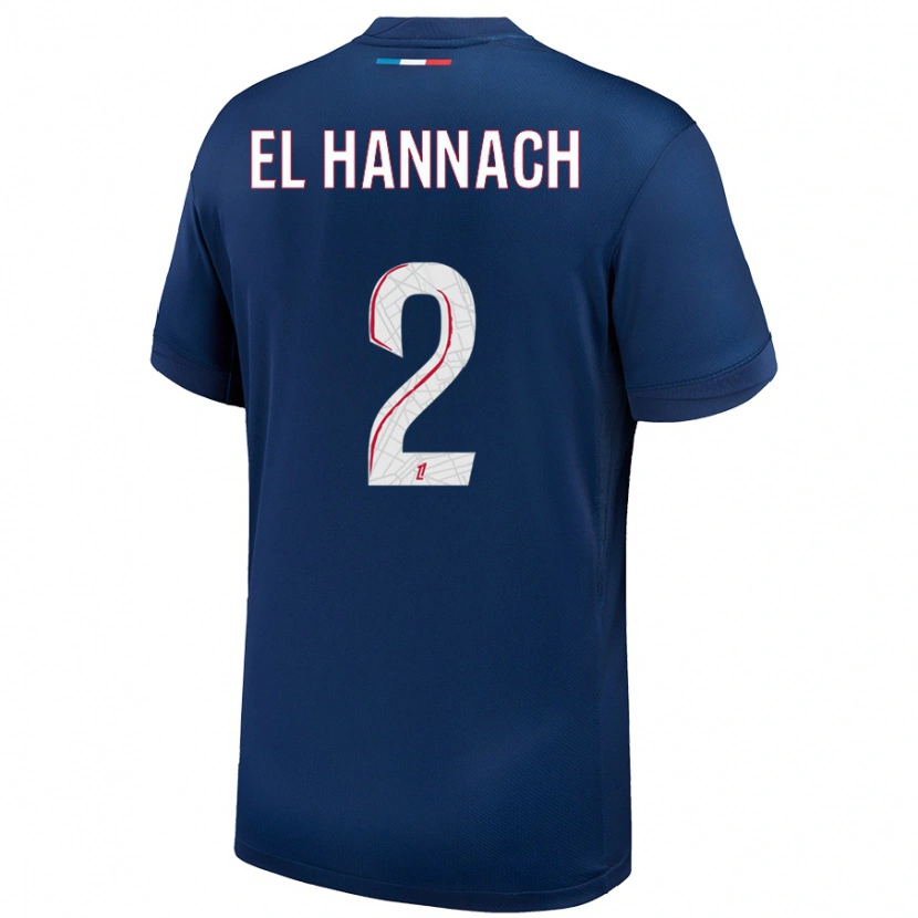 Danxen Kid Naoufel El Hannach #2 Navy Blue White Home Jersey 2024/25 T-Shirt