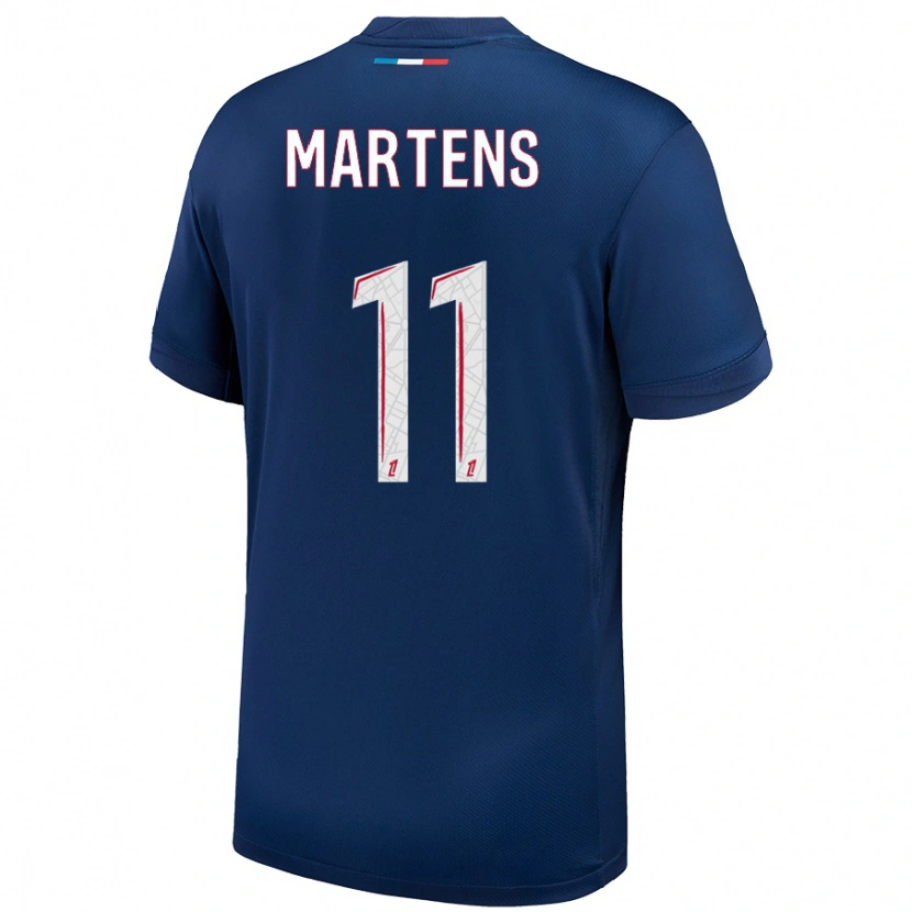 Danxen Kid Lieke Martens #11 Navy Blue White Home Jersey 2024/25 T-Shirt