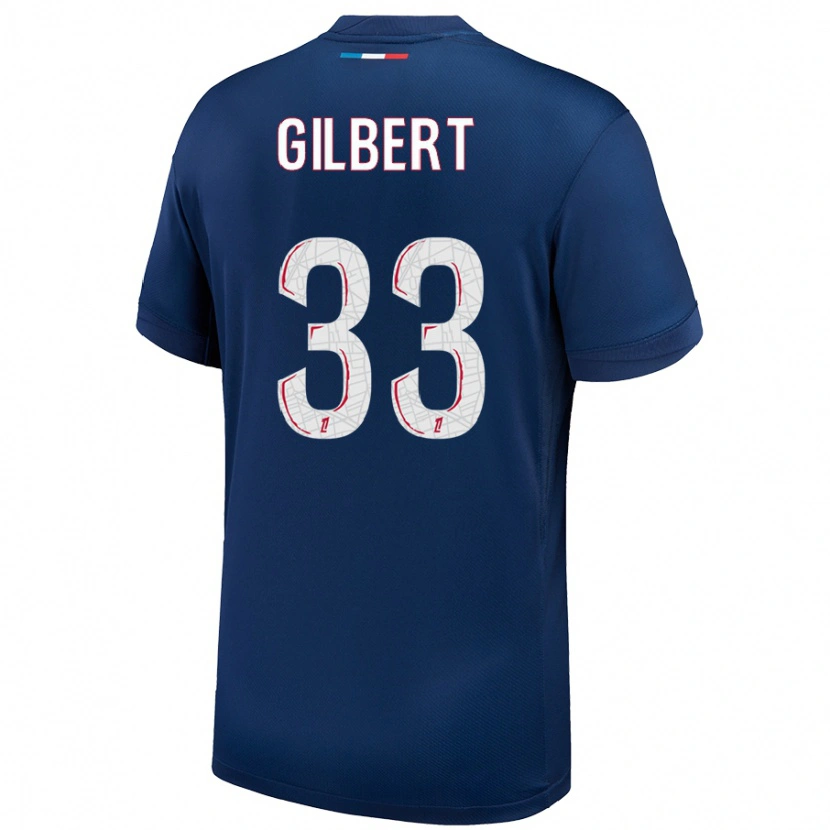 Danxen Kid Tara Elimbi Gilbert #33 Navy Blue White Home Jersey 2024/25 T-Shirt