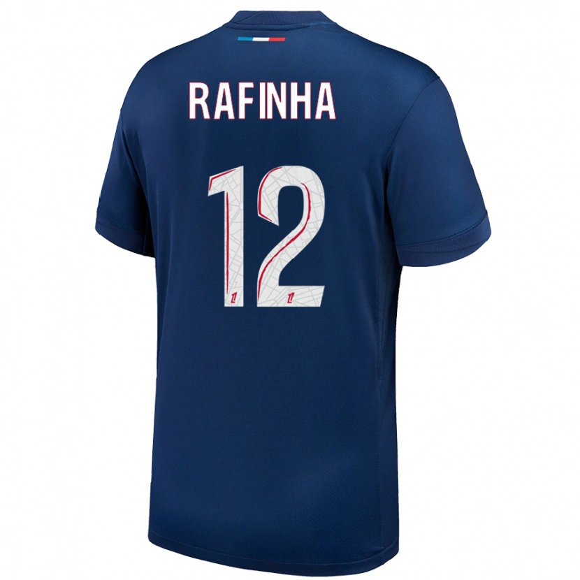 Danxen Kid Rafinha #12 Navy Blue White Home Jersey 2024/25 T-Shirt