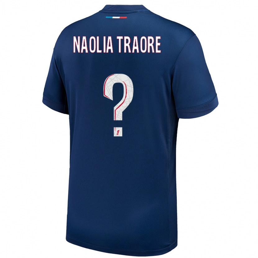 Danxen Kid Naolia Traore #0 Navy Blue White Home Jersey 2024/25 T-Shirt