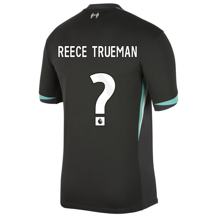 Danxen Kid Reece Trueman #0 Black Anthracite White Away Jersey 2024/25 T-Shirt