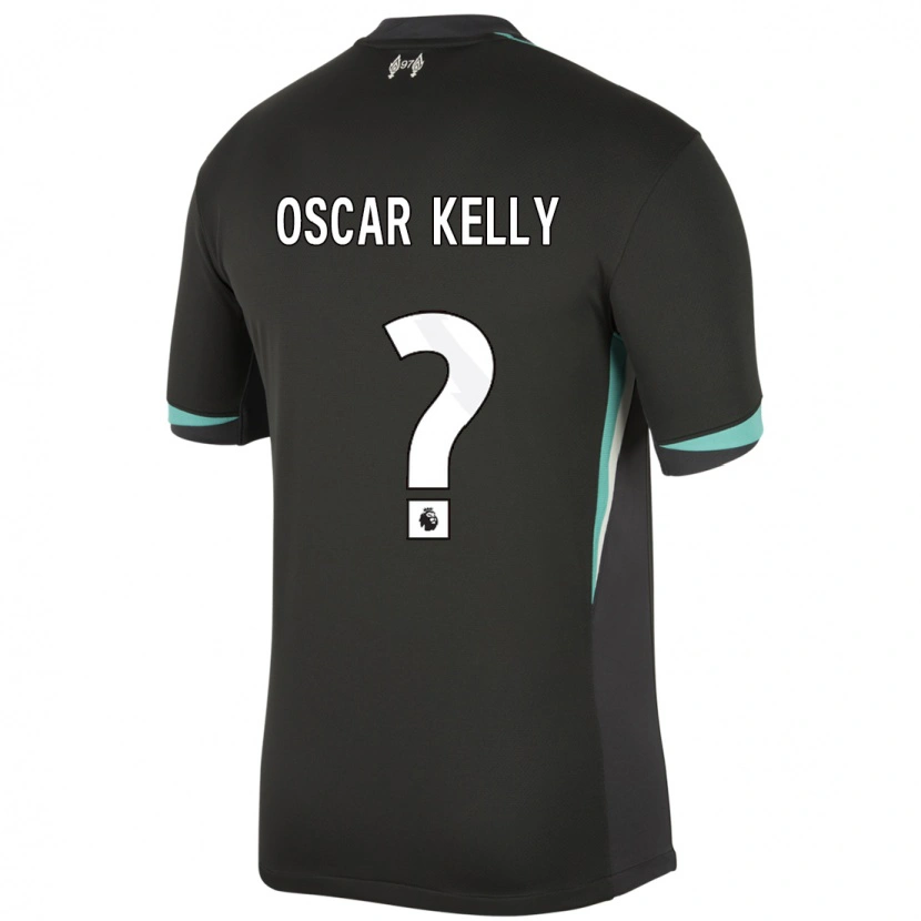 Danxen Kid Oscar Kelly #0 Black Anthracite White Away Jersey 2024/25 T-Shirt