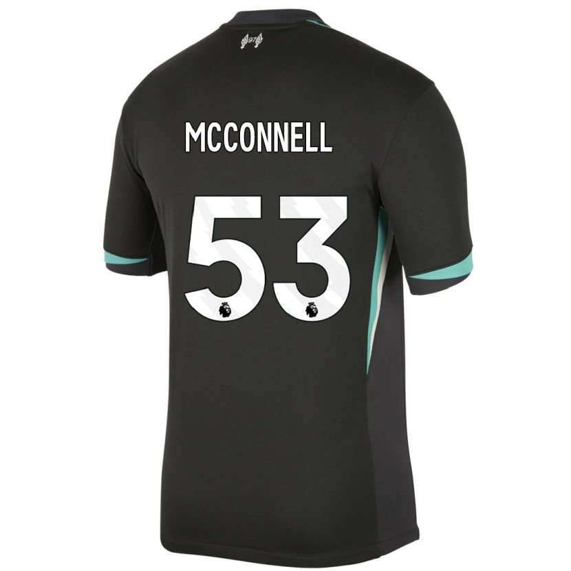 Danxen Kid James Mcconnell #53 Black Anthracite White Away Jersey 2024/25 T-Shirt