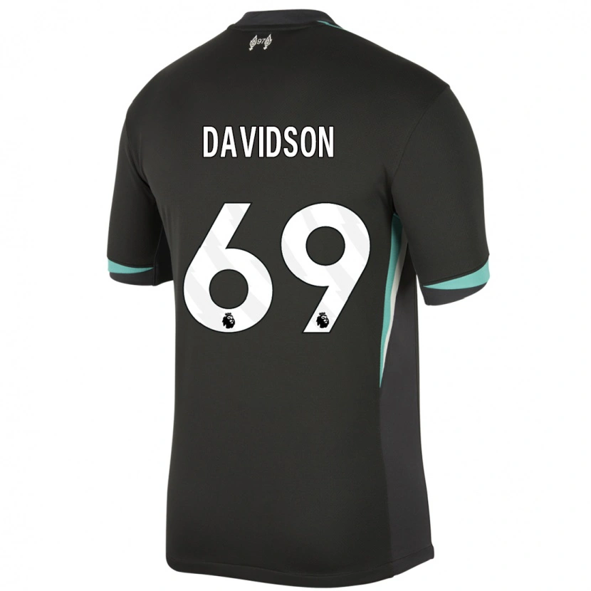 Danxen Kid Josh Davidson #69 Black Anthracite White Away Jersey 2024/25 T-Shirt