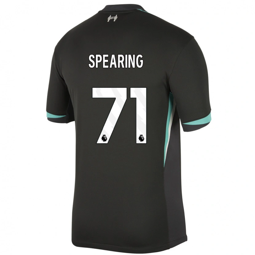 Danxen Kid Jay Spearing #71 Black Anthracite White Away Jersey 2024/25 T-Shirt