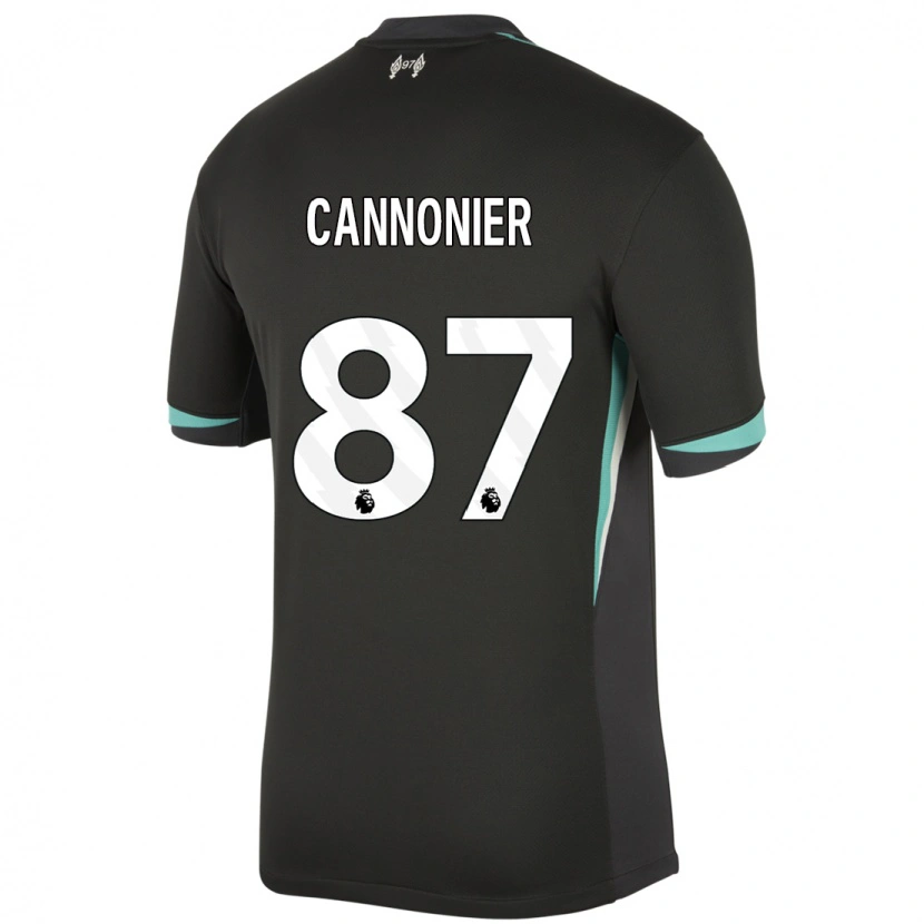 Danxen Kid Oakley Cannonier #87 Black Anthracite White Away Jersey 2024/25 T-Shirt