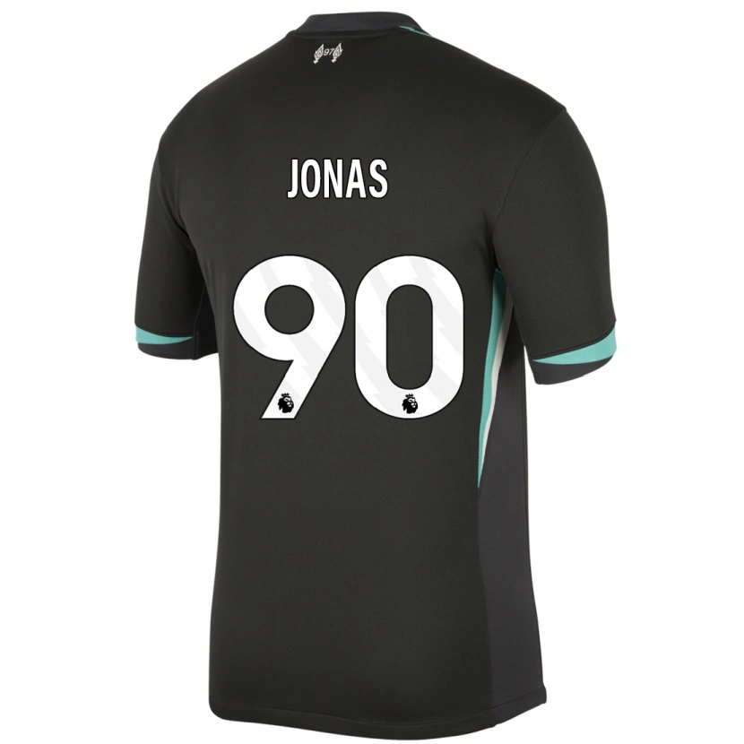 Danxen Kid Lee Jonas #90 Black Anthracite White Away Jersey 2024/25 T-Shirt