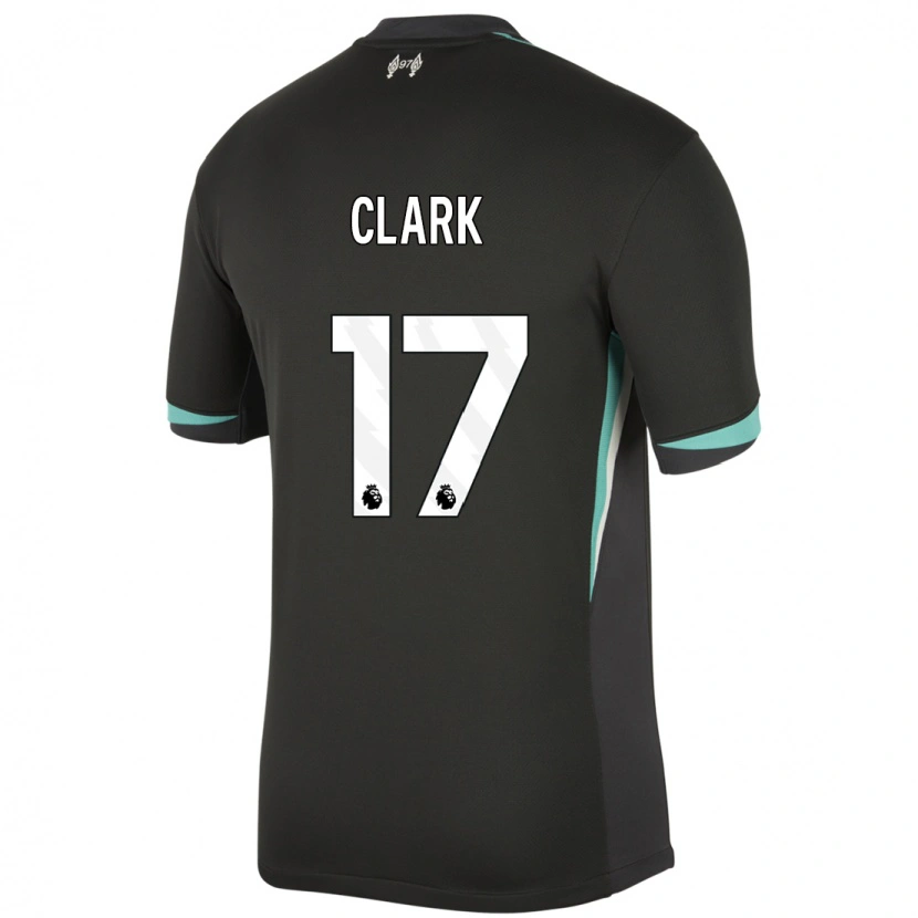 Danxen Kid Jenna Clark #17 Black Anthracite White Away Jersey 2024/25 T-Shirt