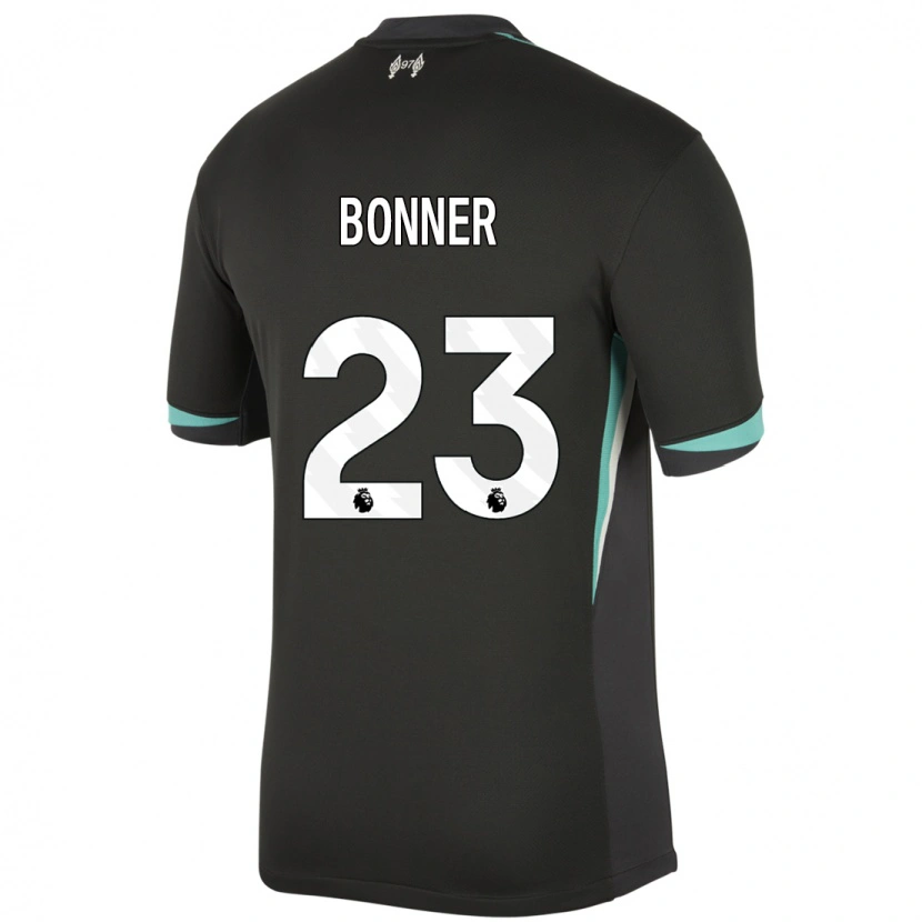 Danxen Kid Gemma Bonner #23 Black Anthracite White Away Jersey 2024/25 T-Shirt