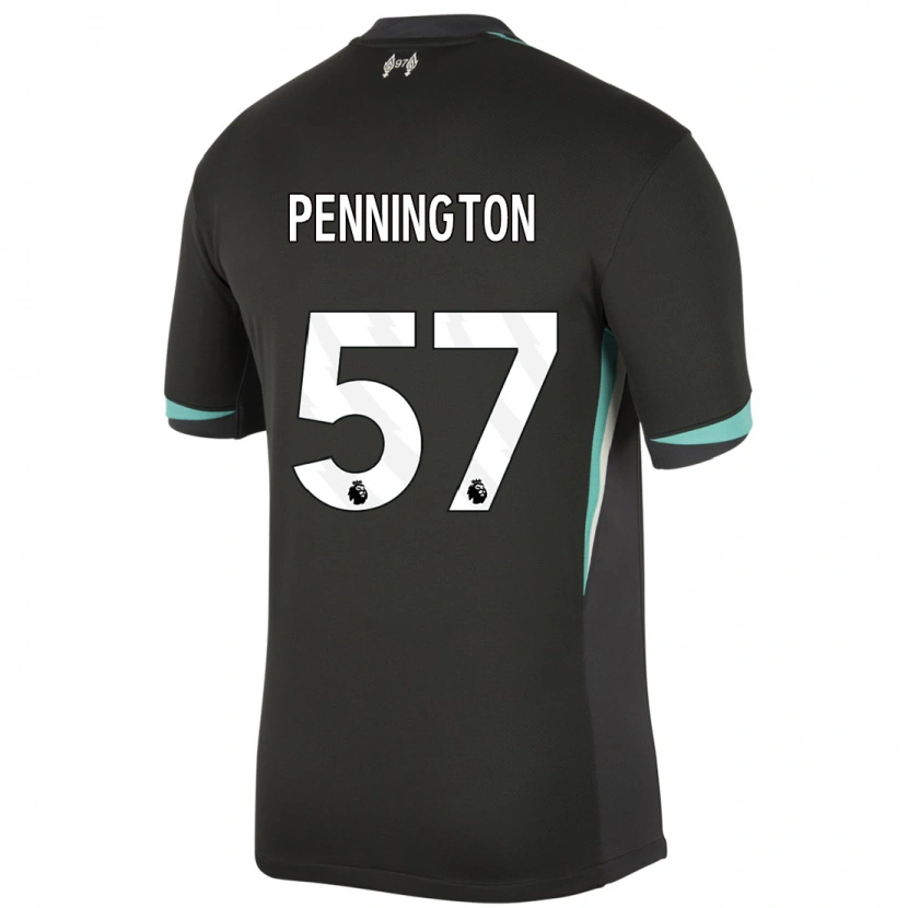 Danxen Kid Cody Pennington #57 Black Anthracite White Away Jersey 2024/25 T-Shirt