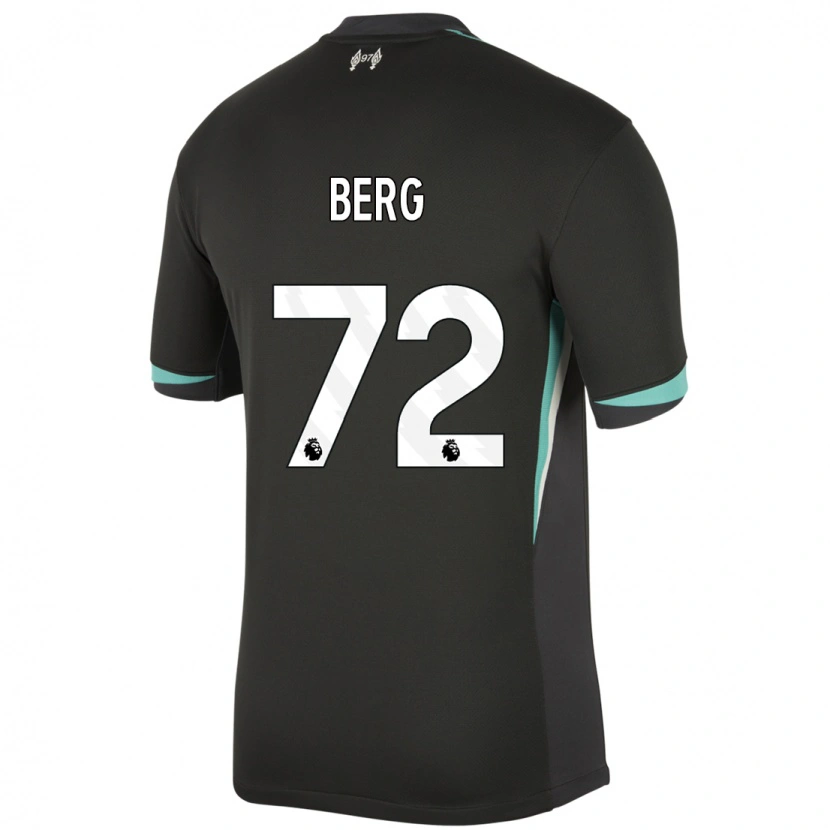 Danxen Kid Sepp Van Den Berg #72 Black Anthracite White Away Jersey 2024/25 T-Shirt