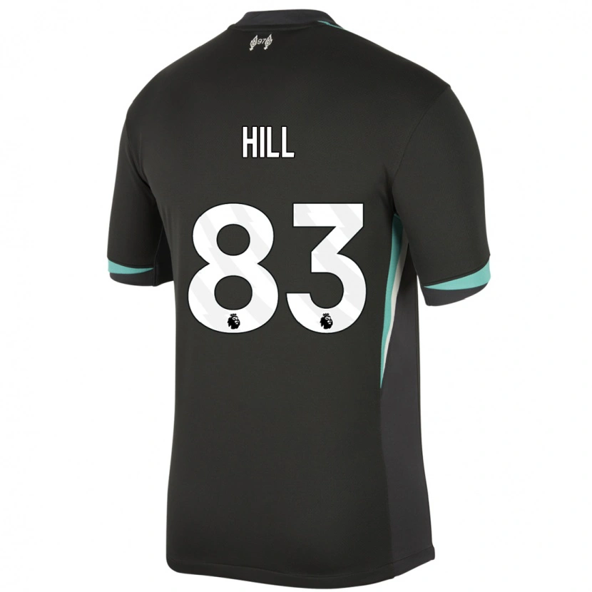 Danxen Kid Thomas Hill #83 Black Anthracite White Away Jersey 2024/25 T-Shirt