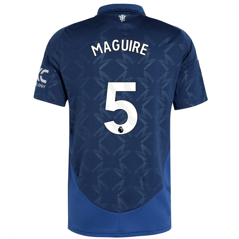 Danxen Kid Harry Maguire #5 Indigo Away Jersey 2024/25 T-Shirt