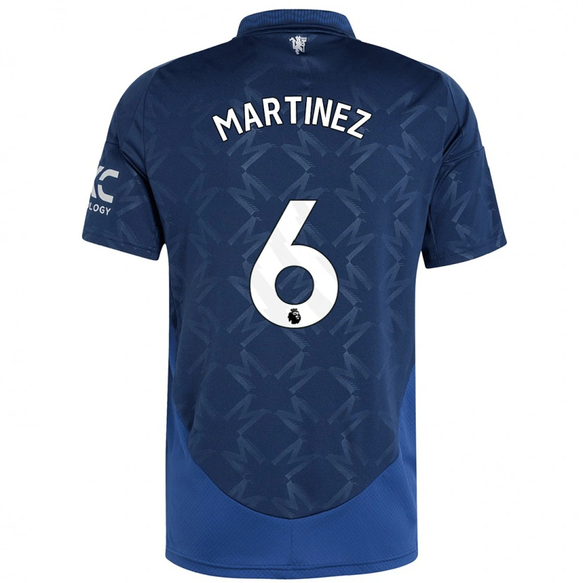 Danxen Kid Lisandro Martínez #6 Indigo Away Jersey 2024/25 T-Shirt