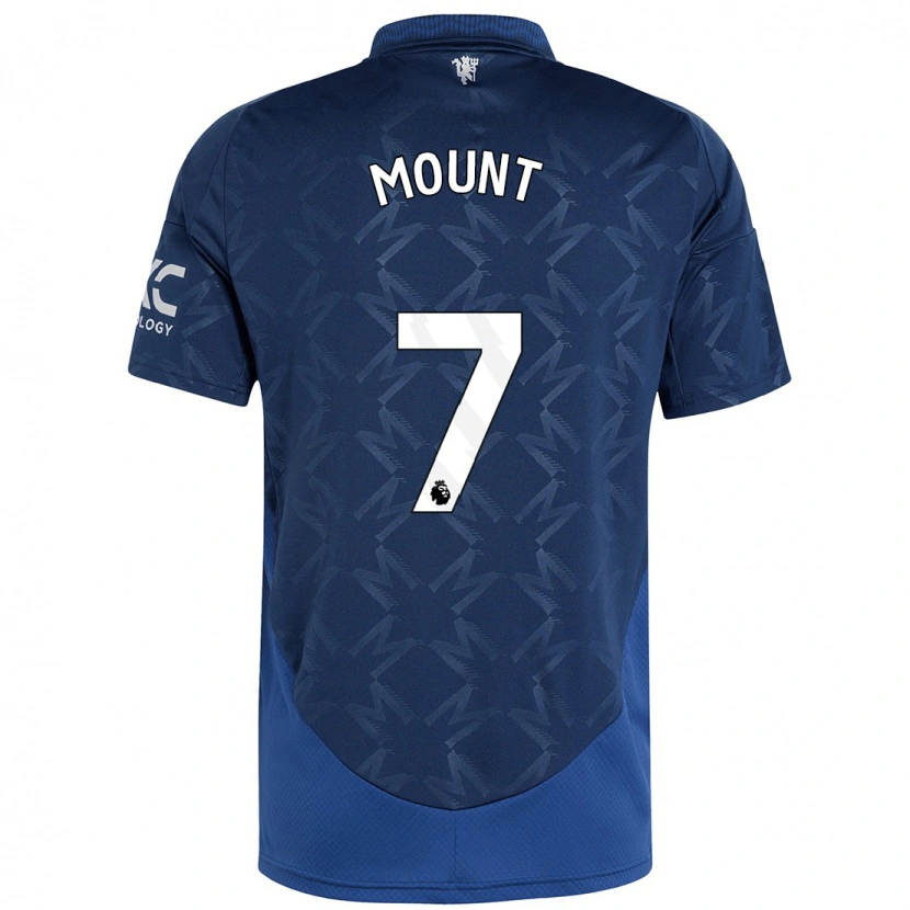 Danxen Kid Mason Mount #7 Indigo Away Jersey 2024/25 T-Shirt